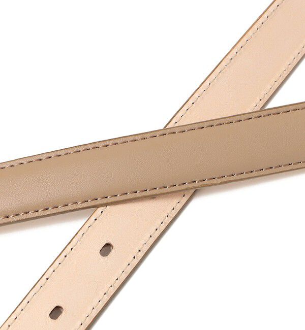 SHIPS for women「イタリアンレザー ゴールド バックル ベルト」|ベルト|