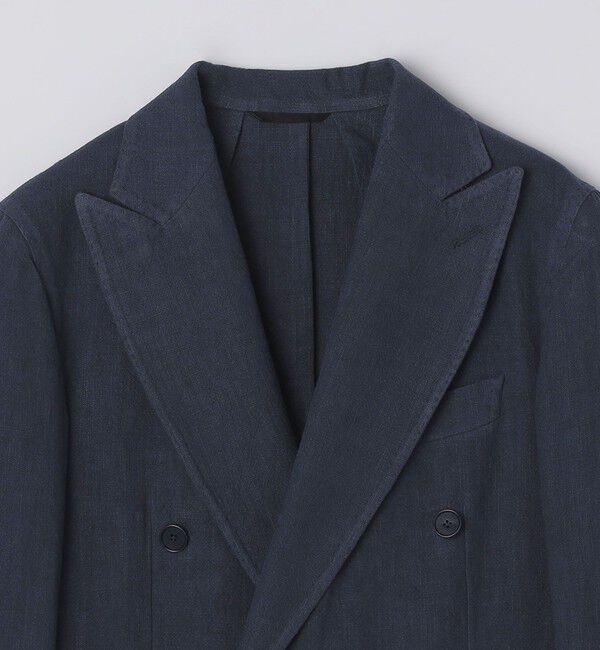 SHIPS「【SHIPS別注】Errico Formicola: リネン キャンバス ダブルジャケット」|テーラードジャケット|