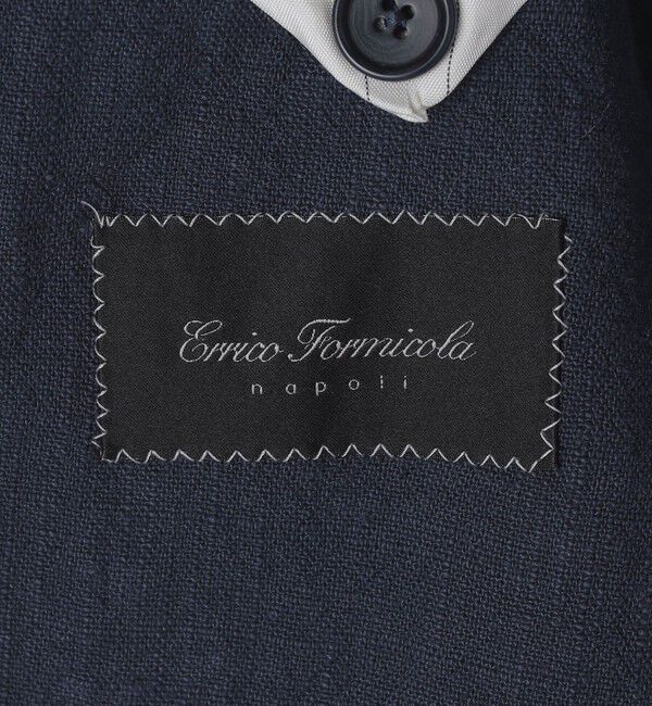 SHIPS「【SHIPS別注】Errico Formicola: リネン キャンバス ダブルジャケット」|テーラードジャケット|