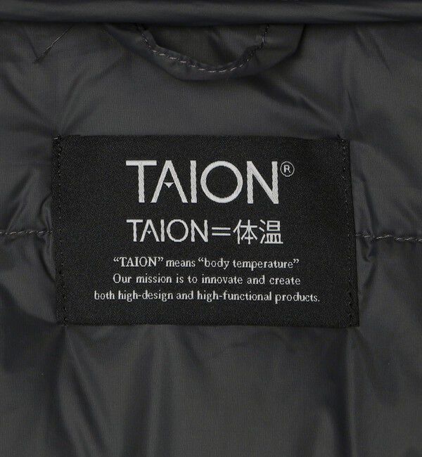 SHIPS「【WEB限定/SHIPS別注】TAION:〈手洗い可能〉ハイネック ダブルジップ ニットスリーブダウンジャケット」|ダウン|