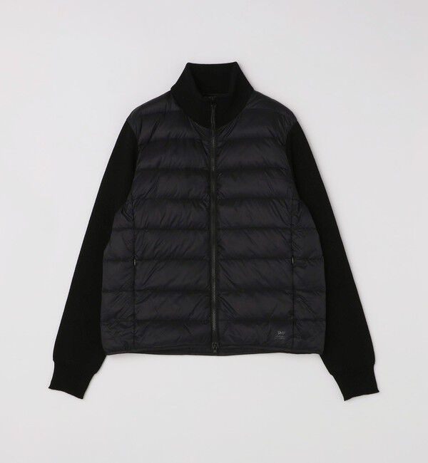 SHIPS「【WEB限定/SHIPS別注】TAION:〈手洗い可能〉ハイネック ダブルジップ ニットスリーブダウンジャケット」|ダウン|