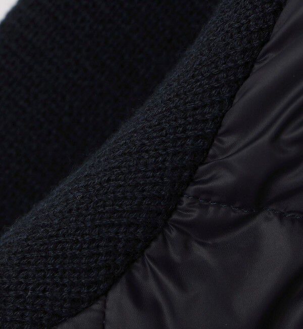 SHIPS「【WEB限定/SHIPS別注】TAION:〈手洗い可能〉ハイネック ダブルジップ ニットスリーブダウンジャケット」|ダウン|