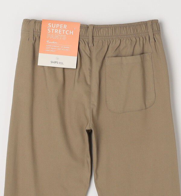 SHIPS any「SHIPS any: スーパー ストレッチ 裏起毛 ウォーム スリム テーパード イージー パンツ◇」|チノ|