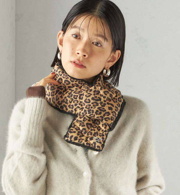 SHIPS for women「【SHIPS別注】TAION:〈手洗い可能〉細幅 リバー ダウン マフラー」|マフラー|