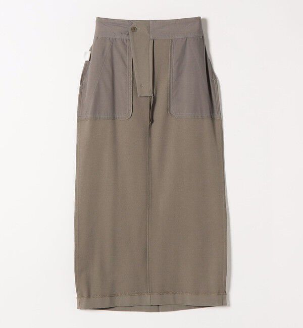 SHIPS any「SHIPS any:〈洗濯機可能〉ウォーム ストレッチ Iライン ベイカー スカート」|スカート|