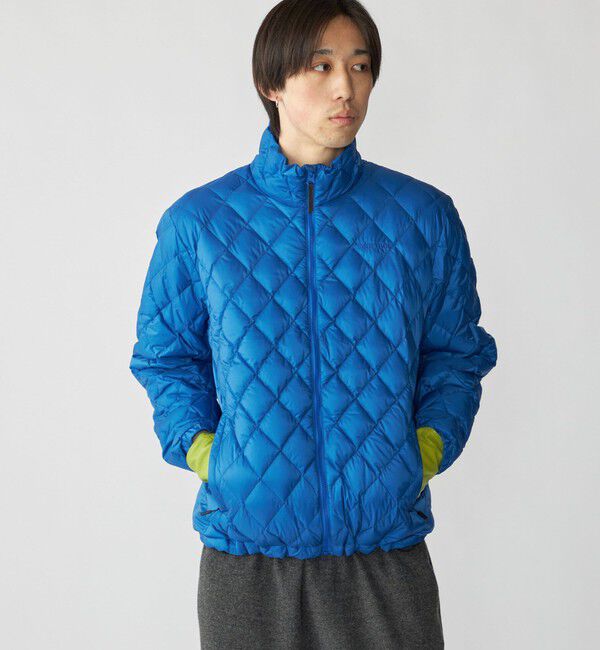 SHIPS「【City Ambient Products別注】Marmot: 〈撥水〉750FP PRIME DOWN JACKET」|ダウン|ブルー