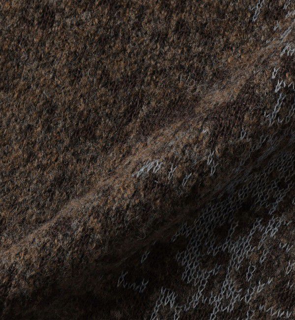 SHIPS「City Ambient Products: シャギー ジャカード クルーネック ニット」|ニット・セーター|