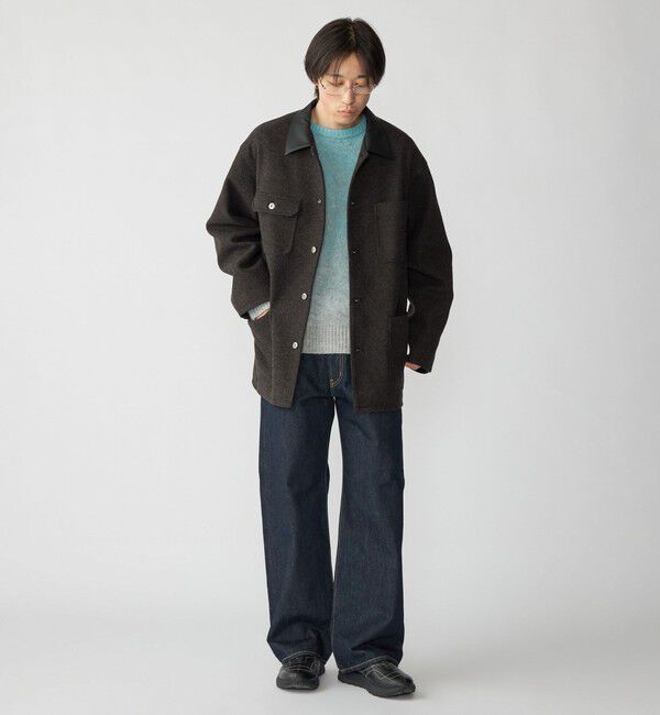 SHIPS「City Ambient Products: グラデーション シャギー クルーネック ニット」|ニット・セーター|