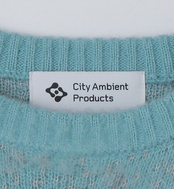 SHIPS「City Ambient Products: グラデーション シャギー クルーネック ニット」|ニット・セーター|