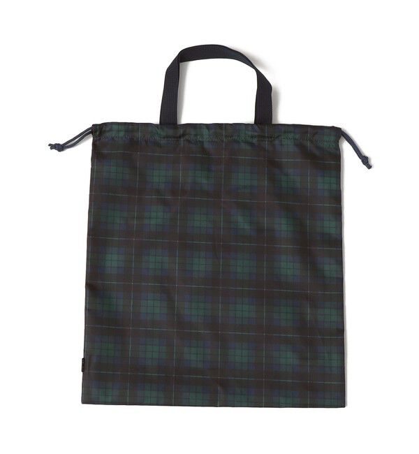 SHIPS KIDS「SHIPS KIDS:オリジナル タータンチェック 巾着 バッグ 2点セット」|エコバッグ|