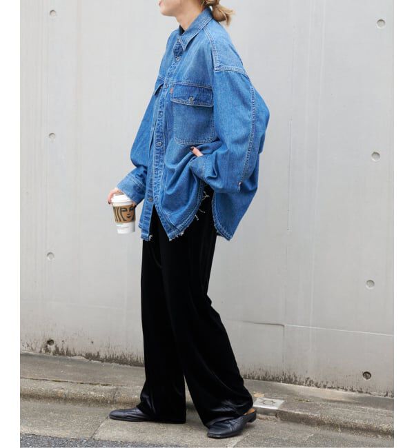 OUTDOOR PRODUCTS Usual Things「≪予約 追加3≫ULTデニムワーカーシャツ」|シャツ・ブラウス|