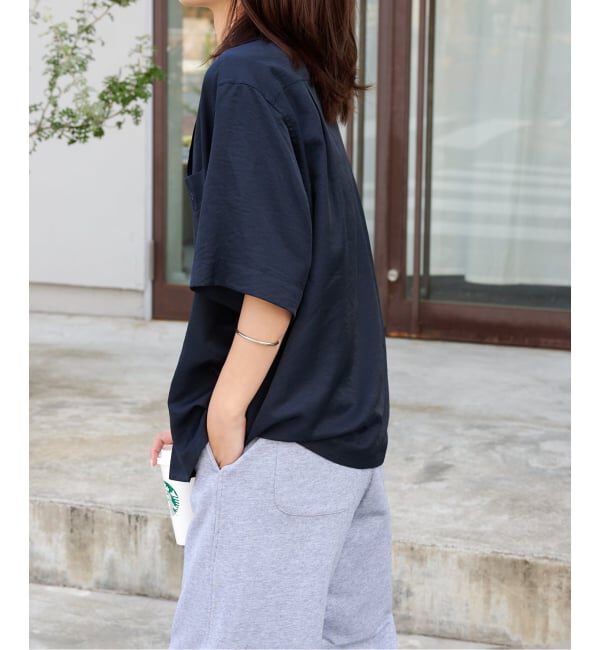 OUTDOOR PRODUCTS Usual Things「≪予約≫ヴィンテージタンブラーサテンオープンカラーシャツ」|シャツ・ブラウス|