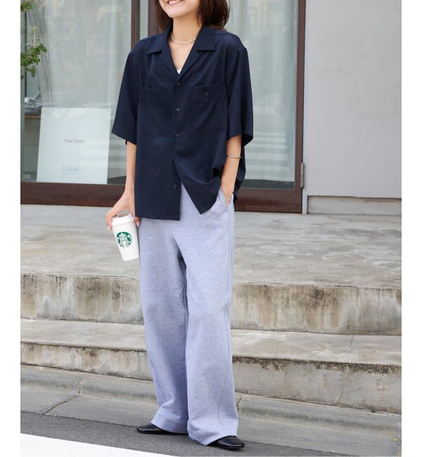 OUTDOOR PRODUCTS Usual Things「≪予約≫ヴィンテージタンブラーサテンオープンカラーシャツ」|シャツ・ブラウス|