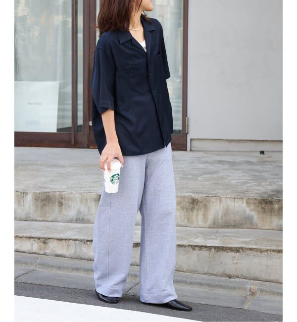 OUTDOOR PRODUCTS Usual Things「≪予約≫ヴィンテージタンブラーサテンオープンカラーシャツ」|シャツ・ブラウス|