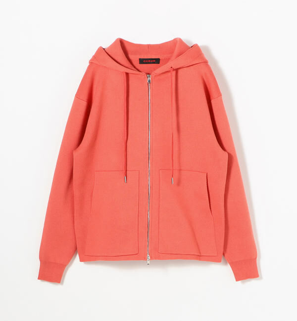 CABaN「CABaN コットンカシミヤ ジップパーカ」|ニット・セーター|