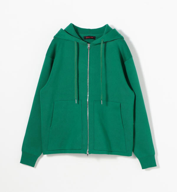 CABaN「CABaN コットンカシミヤ ジップパーカ」|ニット・セーター|