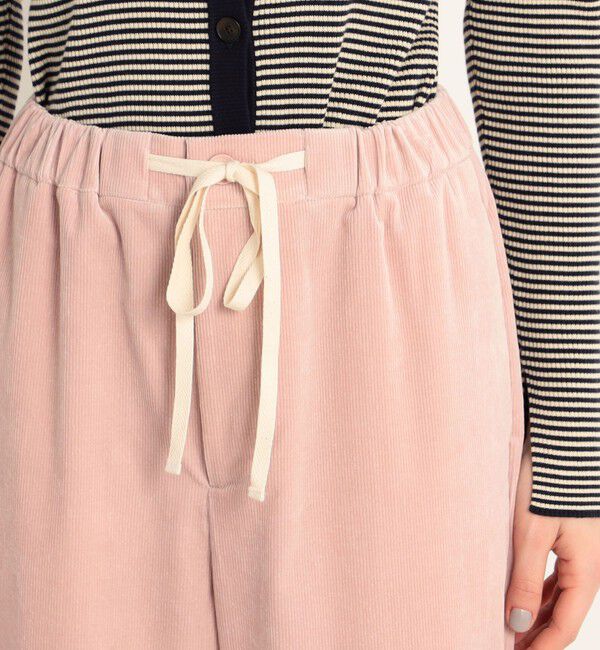 MACPHEE「ストレッチコーデュロイ イージーストレートパンツ」|その他|