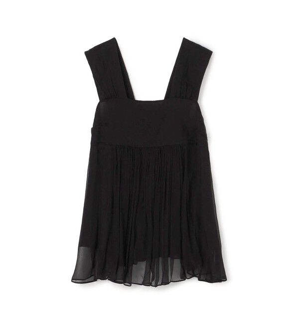 Edition「シルク ヨウリュウノースリーブブラウス」|シャツ・ブラウス|19 ブラック