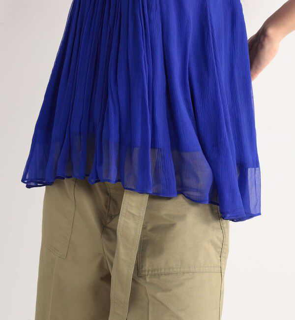 Edition「シルク ヨウリュウノースリーブブラウス」|シャツ・ブラウス|