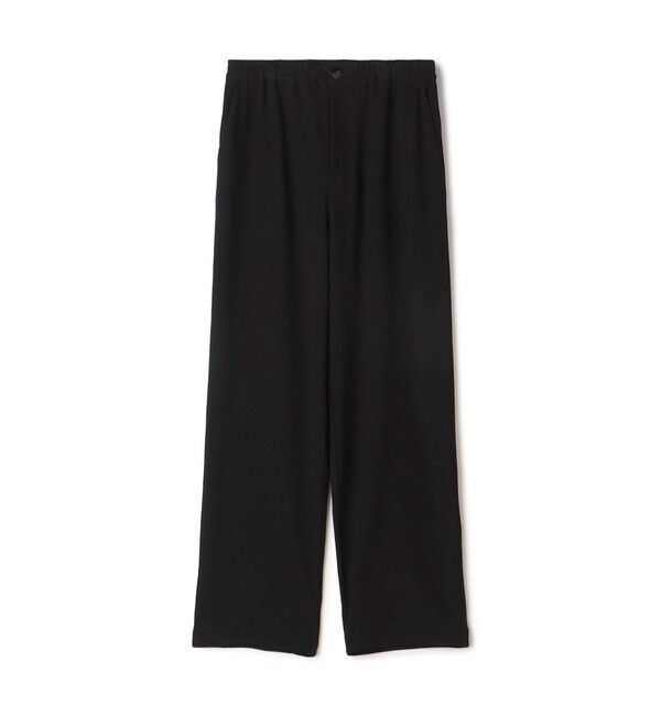 GALERIE VIE「バックサテンアムンゼン イージーストレートパンツ」|その他|19 ブラック