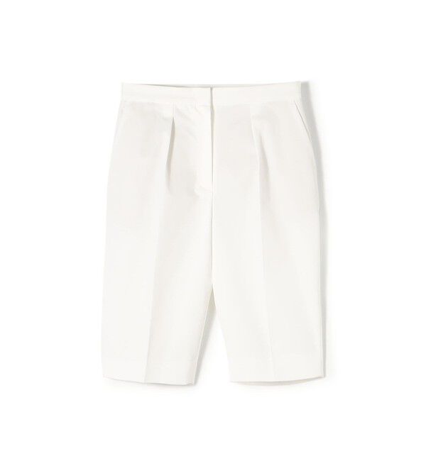 Ballsey「コンパクトクロスストレッチ タイトバミューダパンツ」|その他|11 ホワイト