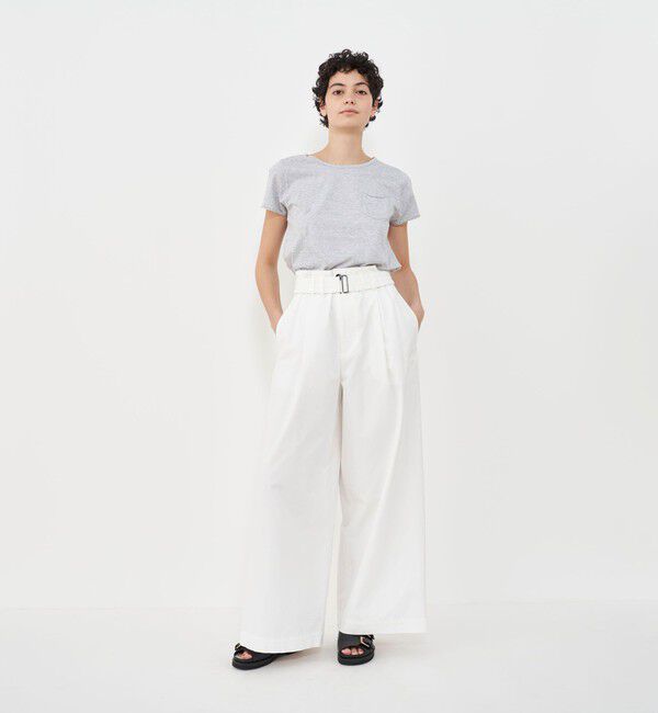 GALERIE VIE「ノンマーセラコットンギャバジン ワイドイージーパンツ」|その他|