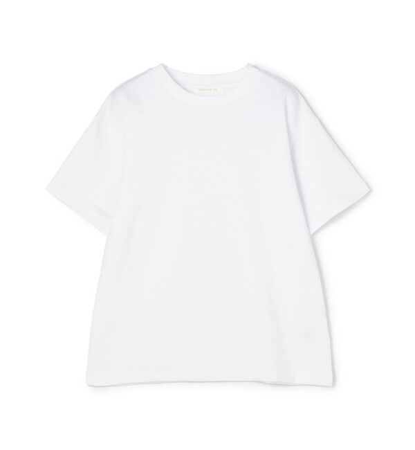 GALERIE VIE「コットン吊り天竺 クルーネックプルオーバー」|Tシャツ・カットソー|11 ホワイト