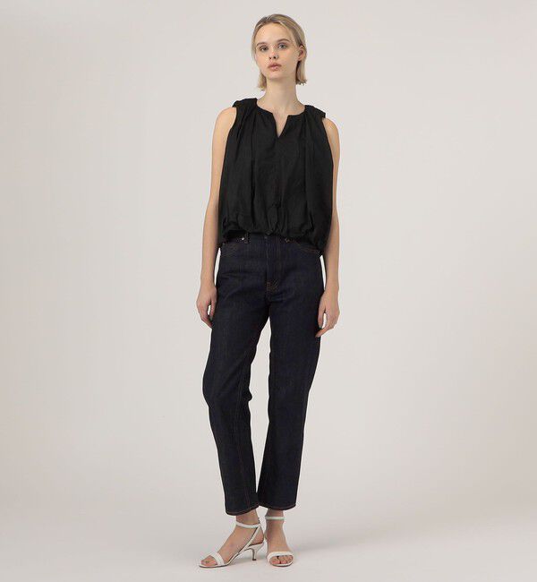 TOMORROWLAND BUYING WEAR「ne Quittez pas COTTON ORGANZA ノースリーブブラウス」|シャツ・ブラウス|