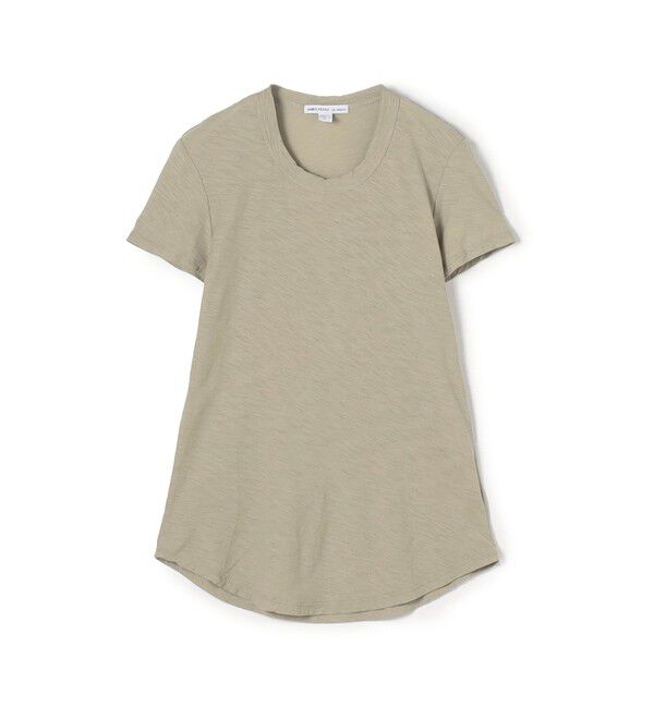 JAMES PERSE「スラブジャージー クルーネックTシャツ WUA3037」|Tシャツ・カットソー|43 ベージュ