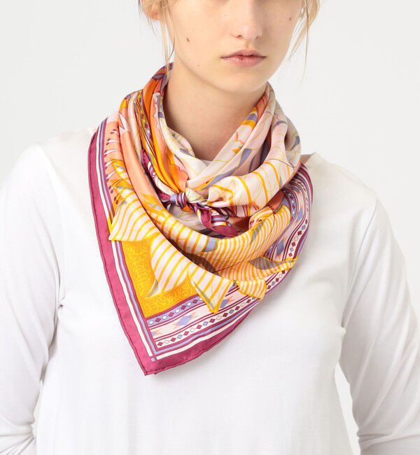 TOMORROWLAND GOODS「manipuri DAHLIA スカーフ」|バンダナ・スカーフ|