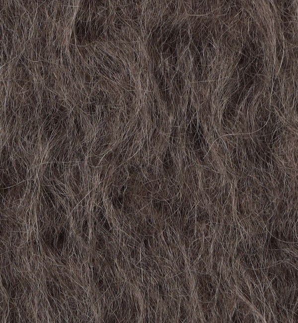 Ballsey「フラッフィーシャギー Vカラーミドルコート」|ノーカラーコート|