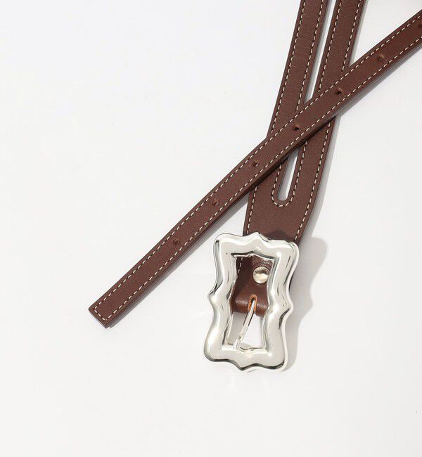 TOMORROWLAND GOODS「A VACATION RIBBON シルバーバックル ベルト」|ベルト|