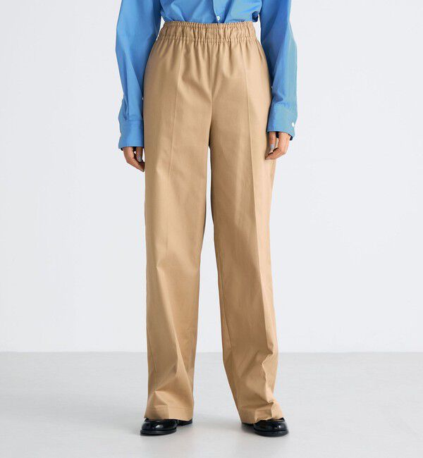 Edition「コンパクトギャバ イージーチノパンツ」|チノ|