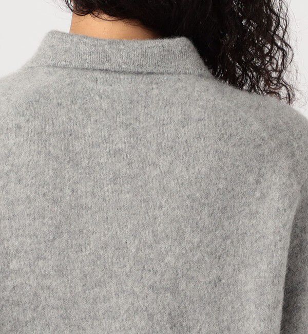 GALERIE VIE「ベビーアルパカボイルド シャツカーディガン」|カーディガン|