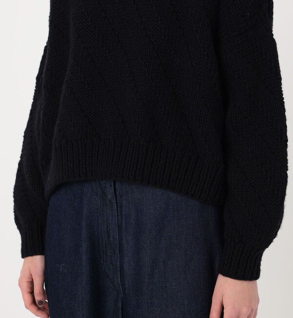 TOMORROWLAND GOODS「MAYDI COLORADO ラウンドネックプルオーバー」|ニット・セーター|