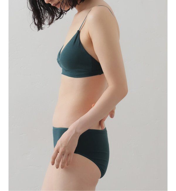 EMILYWEEK「【RESET】オーガニックコットン混 ブラ（グレー、グリーン）」|インナー|