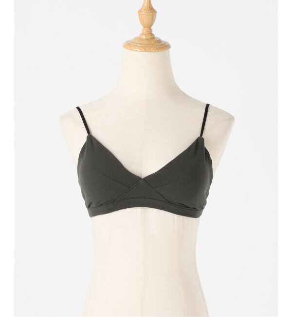 EMILYWEEK「【RESET】オーガニックコットン混 ブラ（グレー、グリーン）」|インナー|