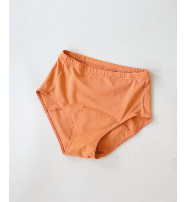 EMILYWEEK「【RESET】オーガニックコットン混 吸水ショーツ」|インナー|オレンジ