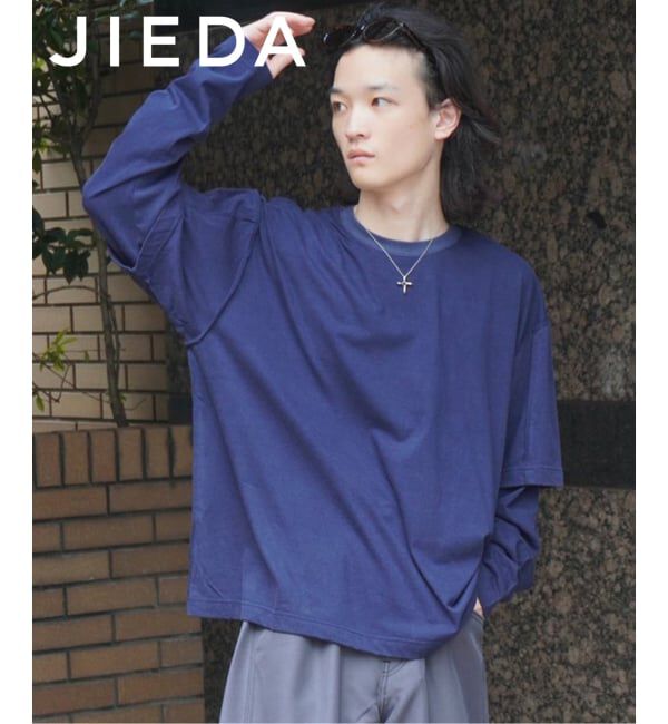 JOINT WORKS「JIEDA /ジエダPIGMENT LAYERED L/S」|Tシャツ・カットソー|ネイビー