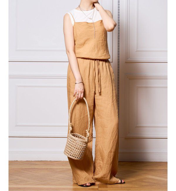 IENA LA BOUCLE「IENA LA BOUCLE リネンブロードイージーパンツ」|その他|