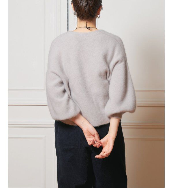 IENA LA BOUCLE「IENA LA BOUCLE ファーニットカーディガン」|カーディガン|