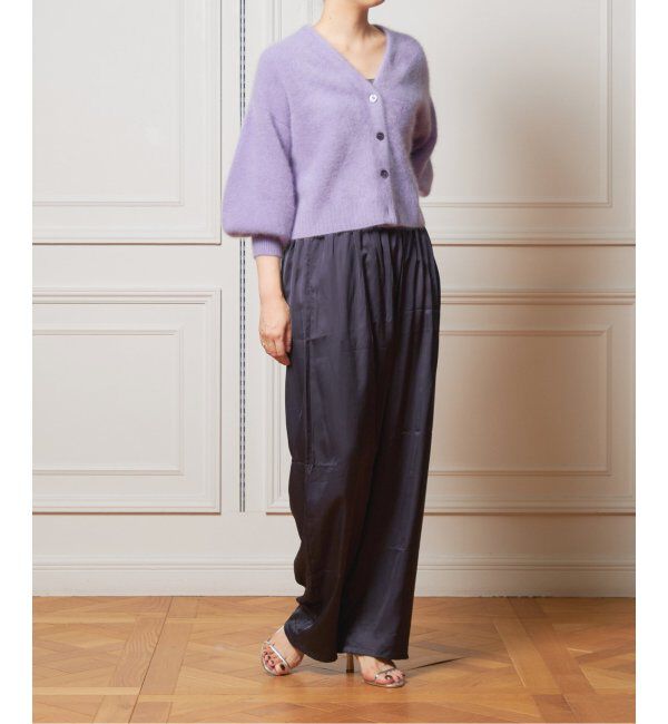 IENA LA BOUCLE「IENA LA BOUCLE ファーニットカーディガン」|カーディガン|