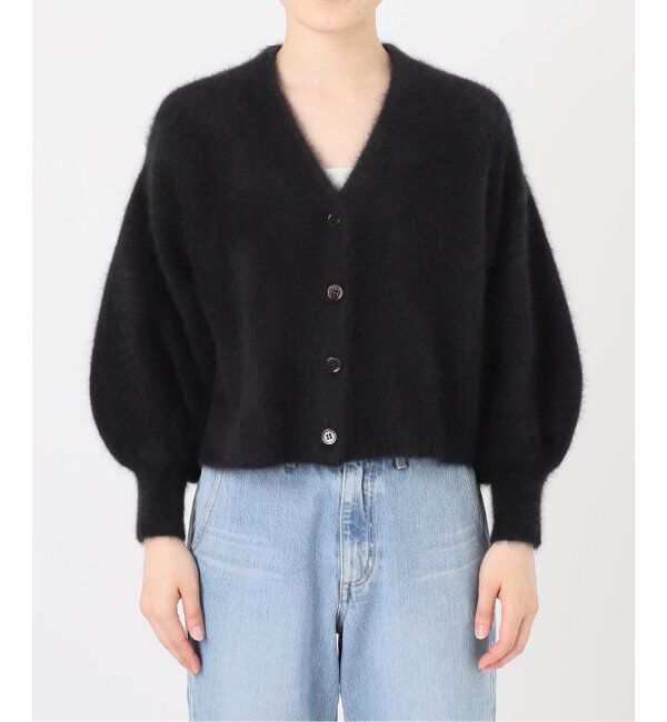 IENA LA BOUCLE「IENA LA BOUCLE ファーニットカーディガン」|カーディガン|