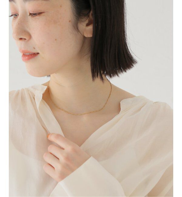 SLOBE IENA「TEN./テン フィガロチェーンネックレス GD NO.NEG-0059」|ネックレス|