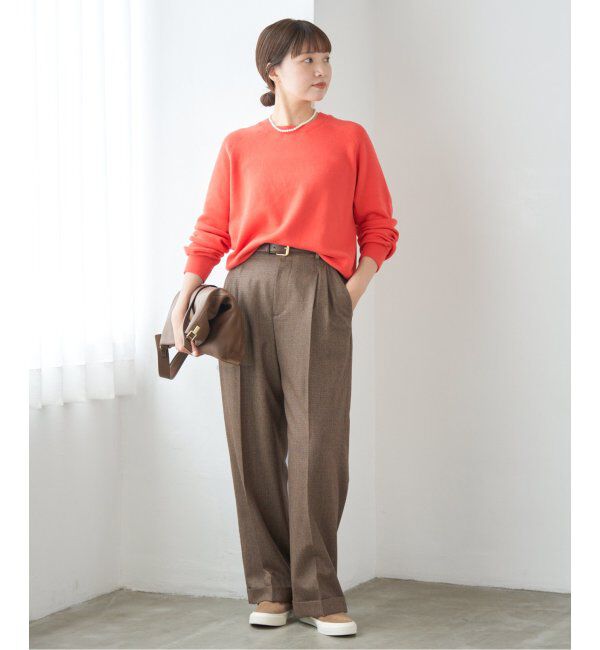 IENA「ガンクラブチェックパンツ」|スラックス|