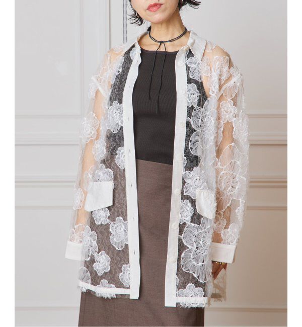 IENA LA BOUCLE「BAUM UND PFERDGARTEN/バウム ウンド ヘルガーデン シャツ ANNICA24283」|シャツ・ブラウス|ホワイト