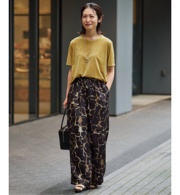 VERMEIL par iena「giraffe pattern ドロストパンツ」|その他|