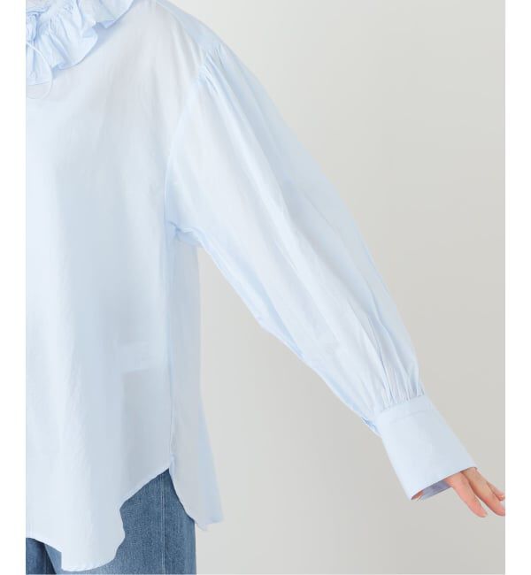 SLOBE IENA「フリルカラーブラウス」|シャツ・ブラウス|