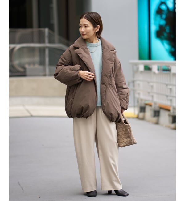 IENA「ARTIROSA 撥水テイラーコクーンダウン」|ダウン|