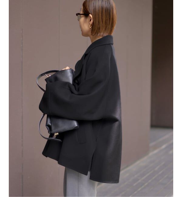 IENA「《追加2》スーパー160ダブルフェイスショートコート」|その他|